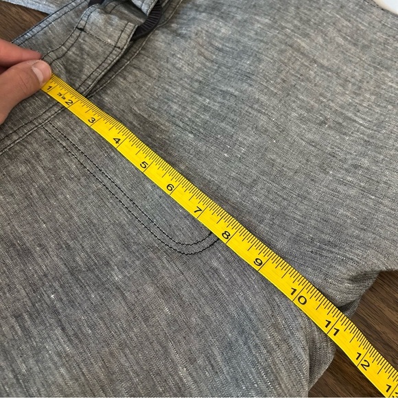 ❤️ Steilmann Black and White Linen Blend Trousers 14 - Picture 7 of 10